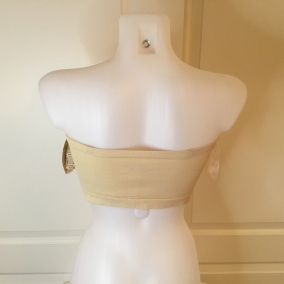 NWT Truekind Beige Wireless Strapless Bandeau Bra Size Large - Picture 4 of 7